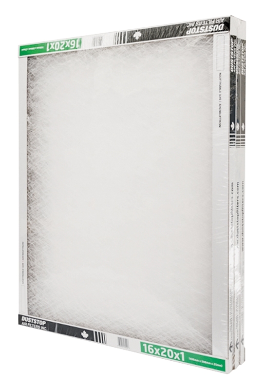 Duststop 11-16203 Air Filter, 20 in L, 16 in W, 4 MERV