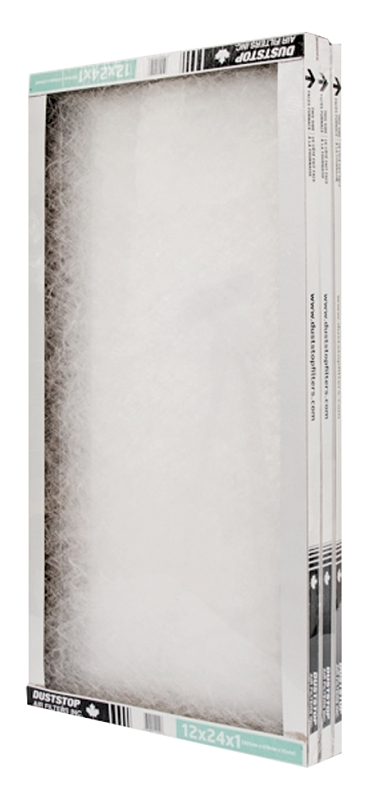 Duststop 11-12243 Air Filter, 1 in Thick, 24 in L, 12 in W