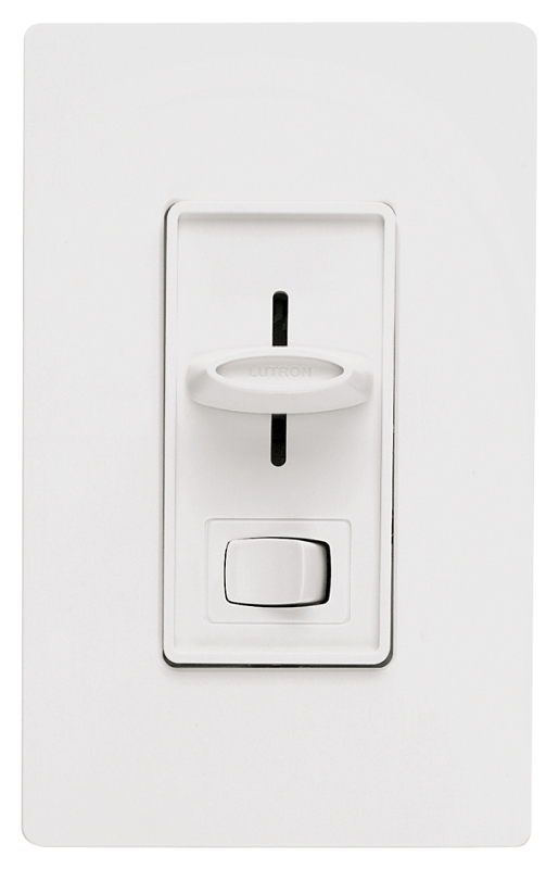 Lutron Skylark SCL-153PH-WH-C C.L Dimmer, 1.25 A, 120 V, 150 W, CFL, Halogen, Incandescent, LED Lamp, 3-Way, White