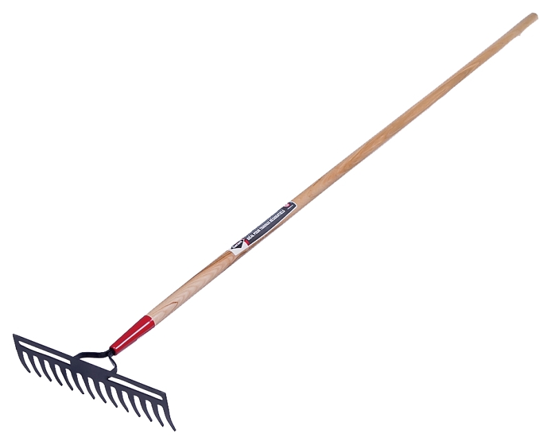 Garant GDMCR14 Level Rake, 14 in W Head, 14-Tine, 62-1/2 in L Handle