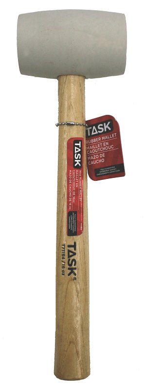 Task T71164 Mallet, 16 oz Head, Rubber Head