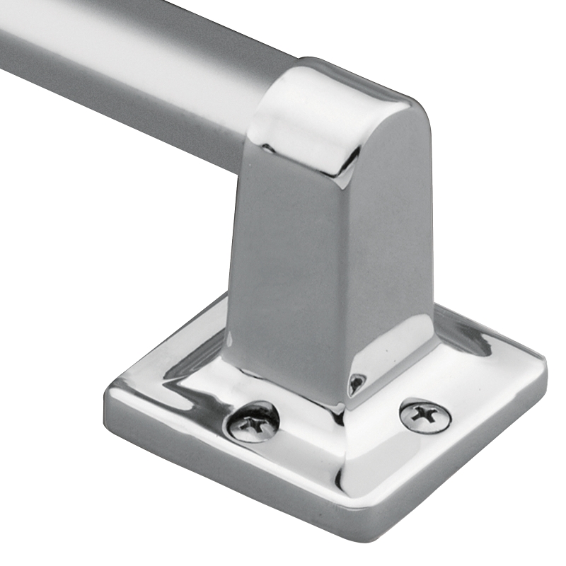 Moen LR2250 Designer Hand Grip, 9 in L Bar, 250 lb, Stainless Steel, Chrome, Screw Mounting