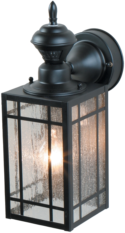 Heath Zenith HZ-4152-BK Decorative Light, 5 in W x 7.6 in D x 14.2 in H Dimensions, 120 VAC, 100 W, Incandescent Lamp