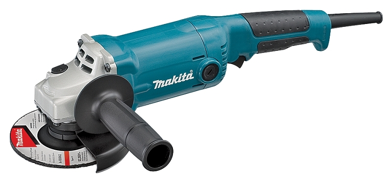 Makita GA5010 Angle Grinder with AC/DC Switch, 10.5 A, 5/8-11 Spindle, 5 in Dia Wheel, 11000 rpm Speed