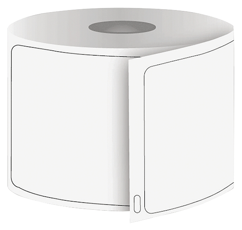 Centurion CS 4 Paint Label, 2-5/16 in L, 4 in W, White Background