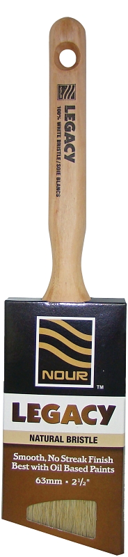 Nour 871-63NT Paint Brush, 2-1/2 in W, Angle Sash Brush, Sash Handle