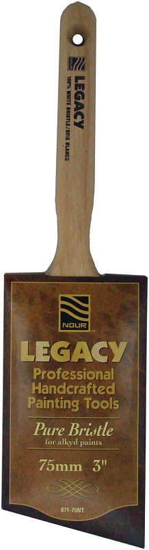 Nour 871-75NT Paint Brush, 3 in W, Angle Sash Brush, Sash Handle