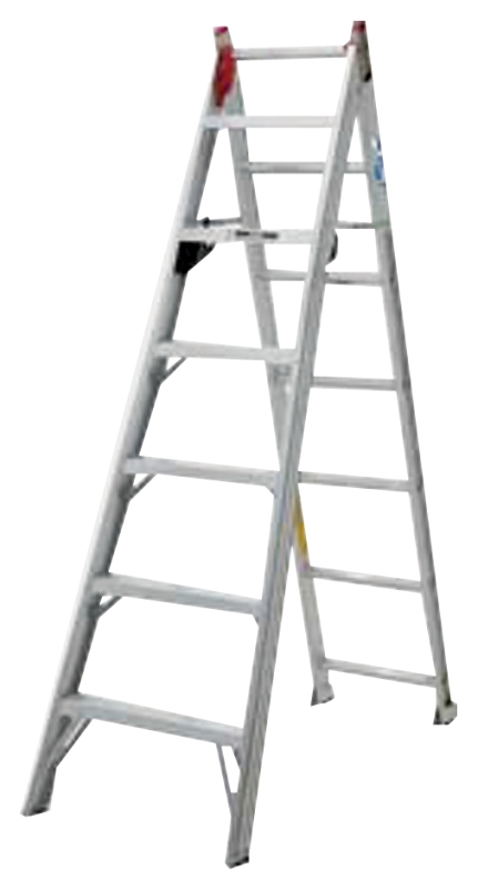 Louisville LP-711 Combination Ladder, 15 ft Opening, 25-1/4 in W Opening, 225 lb, Type 2 Duty Rating, Aluminum