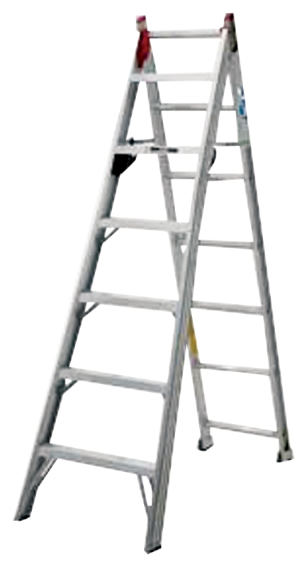 Louisville LP-813 Combination Ladder, 13 ft Opening, 56-1/4 in W Opening, 225 lb, Type 2 Duty Rating, Aluminum