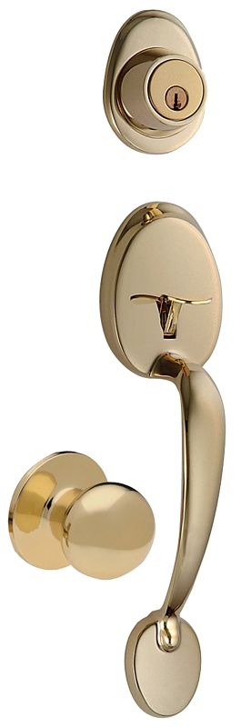 Taymor Professional Series 34-FV8110 Handleset, 3 Grade, Keyed Different Key, Metal, Polished Brass, WR5 Keyway