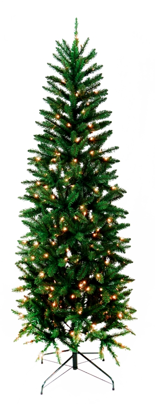 TREE 7FT PRELIT CLR ALPINE FIR