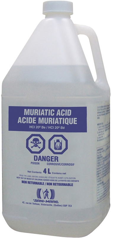 Sani Marc 301000004 Muriatic Acid, 4 L