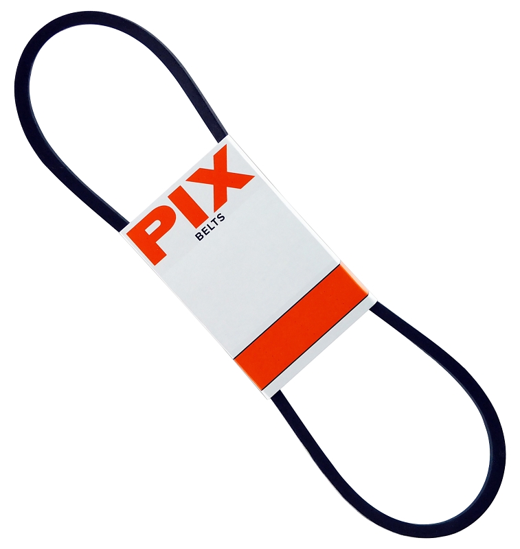 PIX B68/5L710 V-Belt, 71 in Outside Circumference, Molded Cog, 21/32 in W, 3/8 in Thick, Black