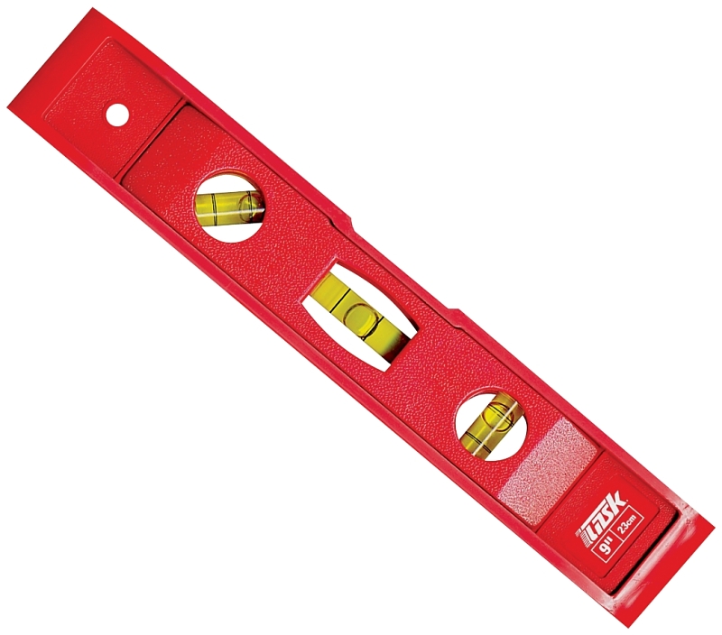 TASK T58009 Torpedo Level, 9 in L, Magnetic, Polycarbonate