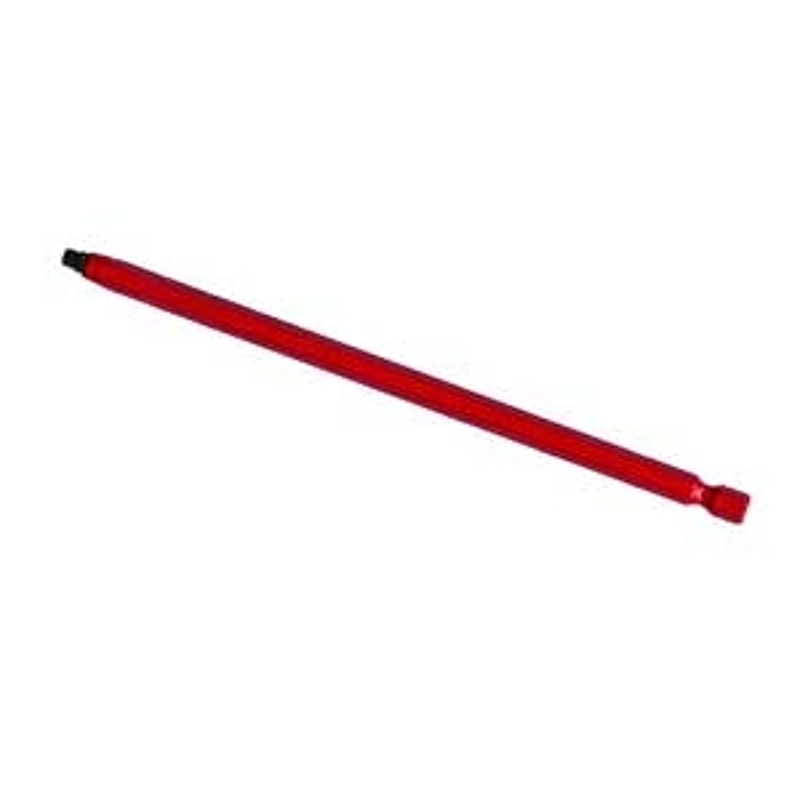 TASK T67812 Two-Piece Screwdriver Bit, #2 Drive, Robertson Drive, 6 in L, Steel