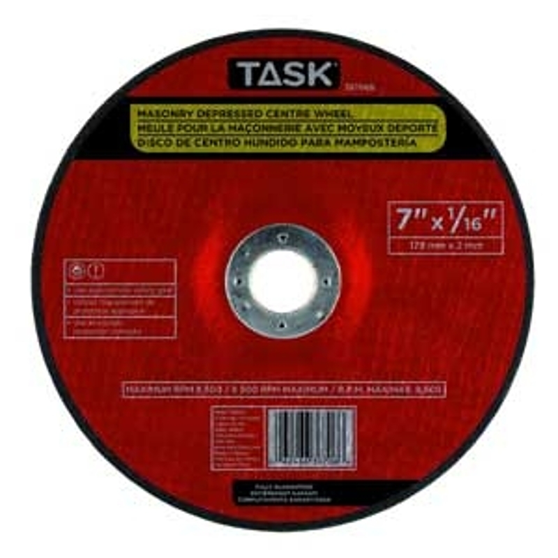 TASK 36456B Cut-Off Wheel, 4-1/2 in Dia, 1/16 in Thick, 7/8 in Arbor
