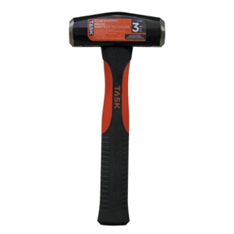 Task T71145 Club Hammer, 3 lb Head, Steel Head
