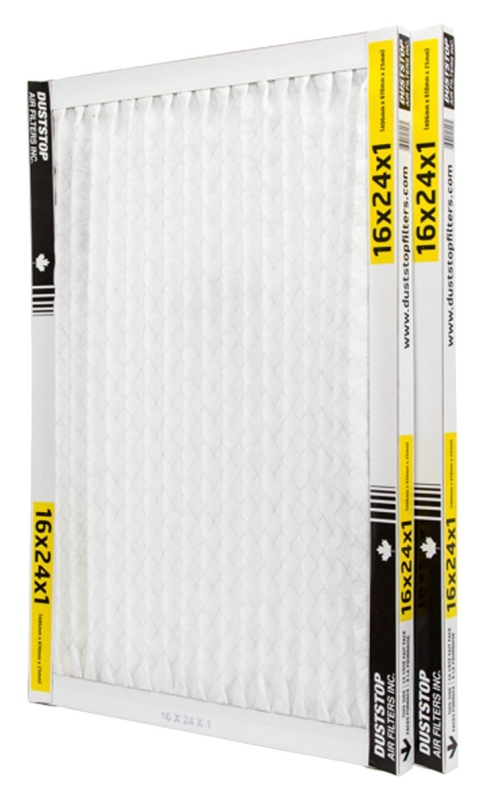 Duststop DP-1624PR2 Air Filter, 24 in L, 16 in W, 8 MERV