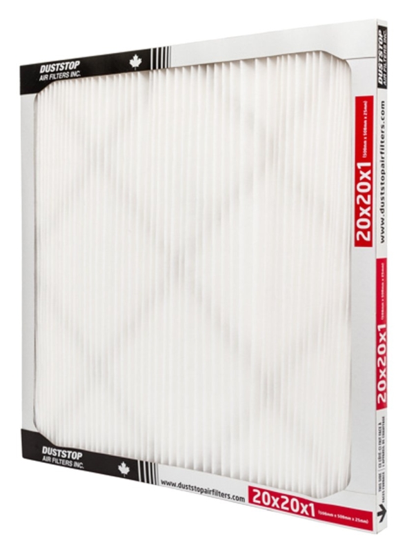 Duststop Supreme DP202011 Air Filter, 20 in L, 20 in W, 11 MERV, 3 to 10 micron MPR
