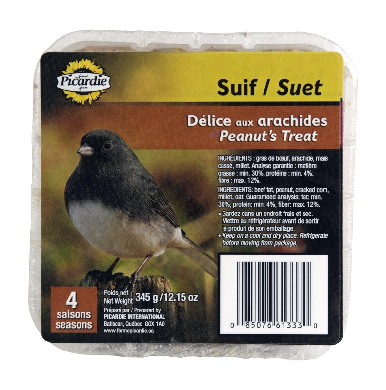 Mon Copain My Buddy 61333 Suet Treat, Cake, Peanut Flavor, 345 g