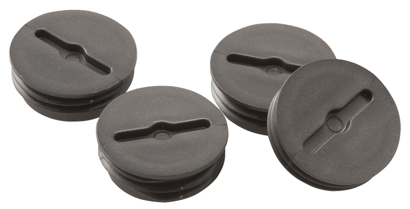 HUBBELL 5269-0 Closure Plug, 1/2 in, Zinc, Gray
