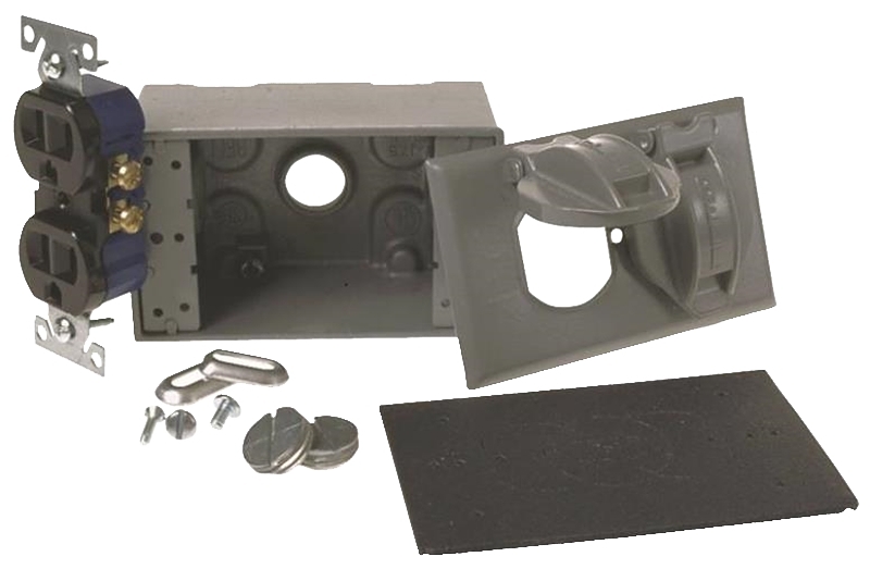 Bell Outdoor 5839-5WRTR Cover Kit, Die-Cast Aluminum, Gray