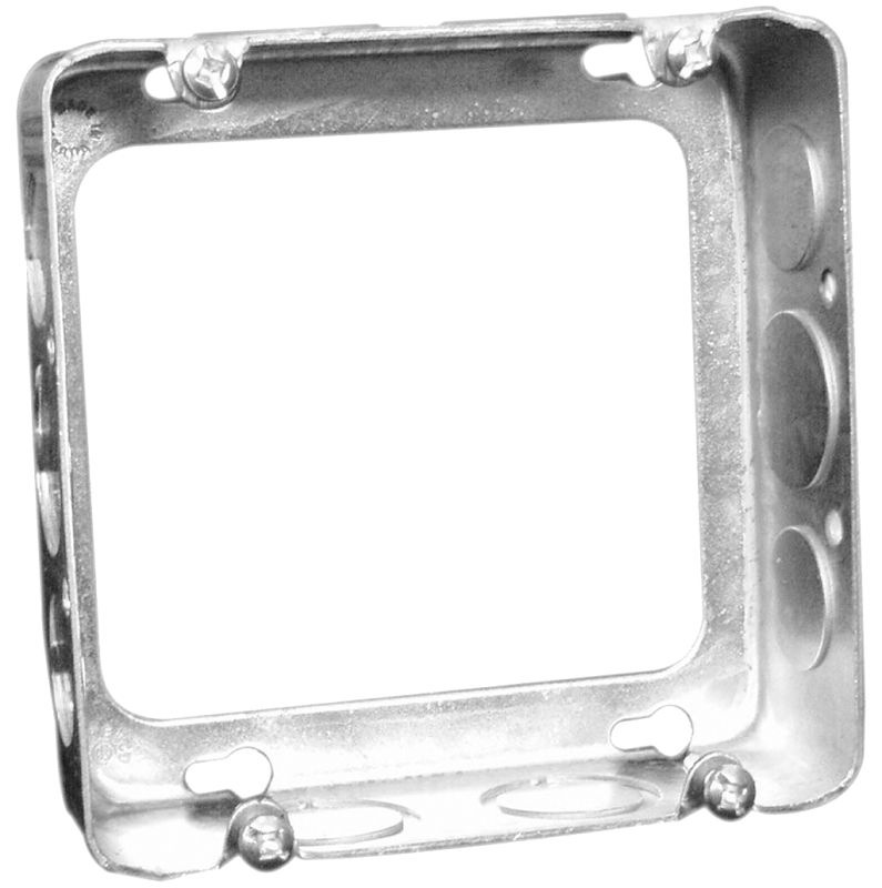 Hubbell 73151KBAR Extension Ring, 42 cu-in, 1/2 in, Metal, Ceiling, Wall
