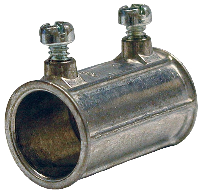 Hubbell SKZ125 EMT Coupling, 1-1/4 in Screw, Zinc-Plated