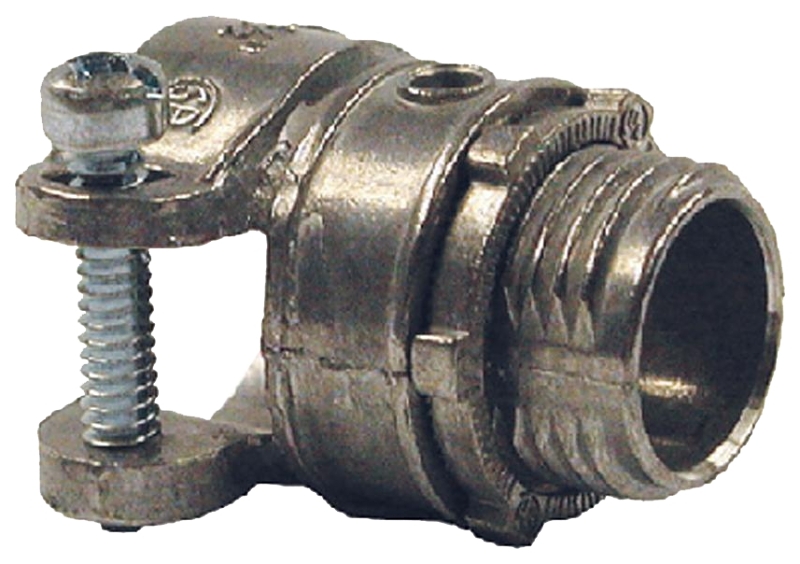 Hubbell SQ100 Squeeze Connector, 1 in, Zinc