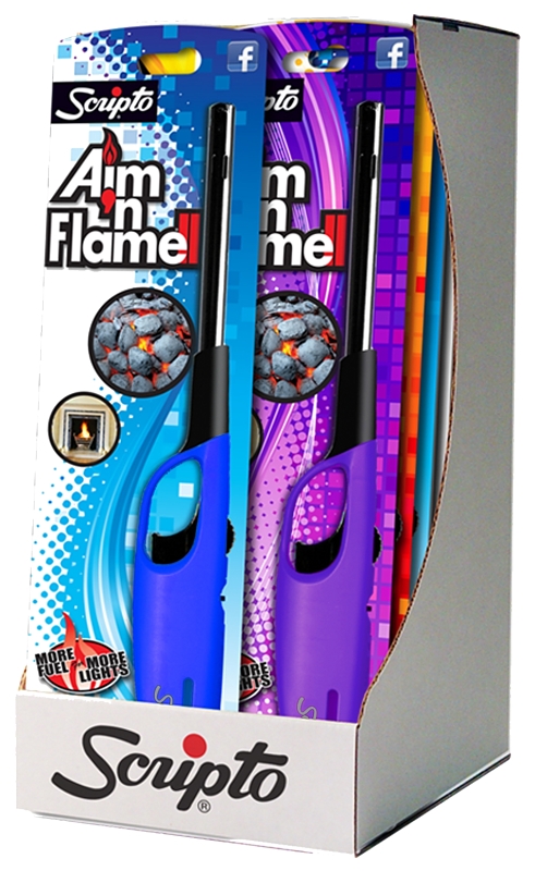 Scripto Aim'N Flame BGM9-1/12ORG-C Utility Lighter