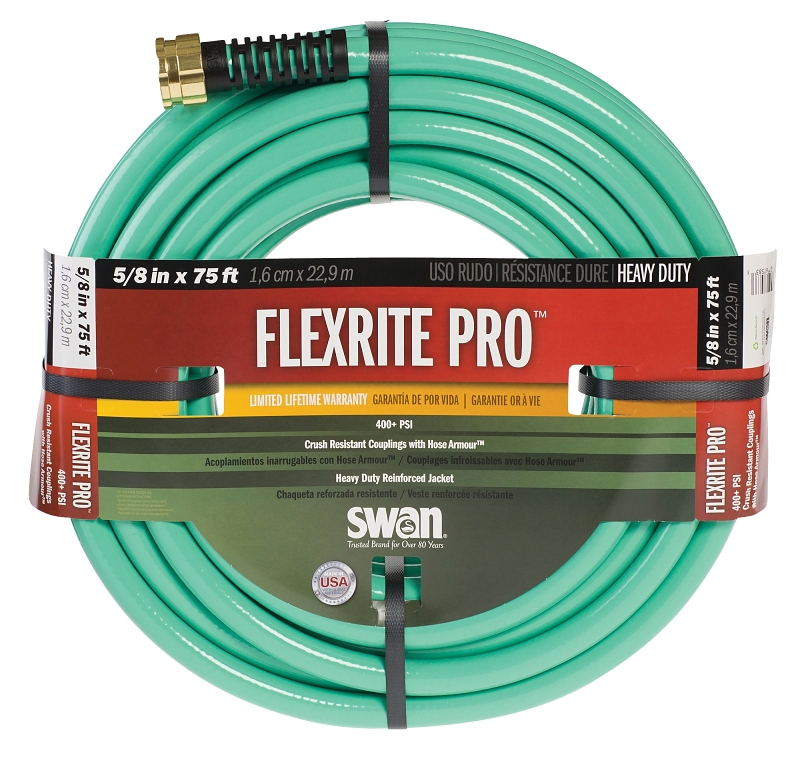 SWAN FXP58075 Garden Hose Female, 75 ft L, Female
