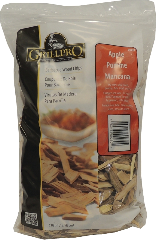 GrillPro 230 Smoking Chips, Apple, Wood, 2 lb Bag
