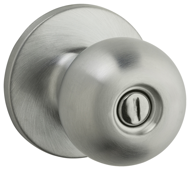 Weiser Regina Series SK3000RG 26D CP Privacy Door Knob, Satin Chrome