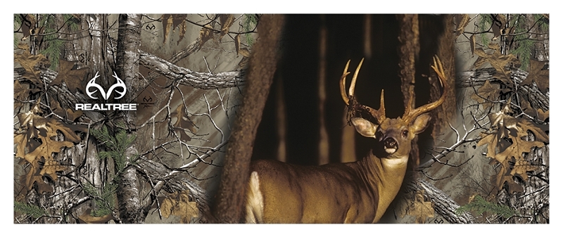 Realtree RT-TG-WT-XT Tailgate Decal, Whitetail with Realtree Xtra Camo, Vinyl Adhesive