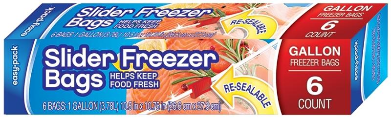 Easy Pack 1310 Freezer Bag, 1 gal