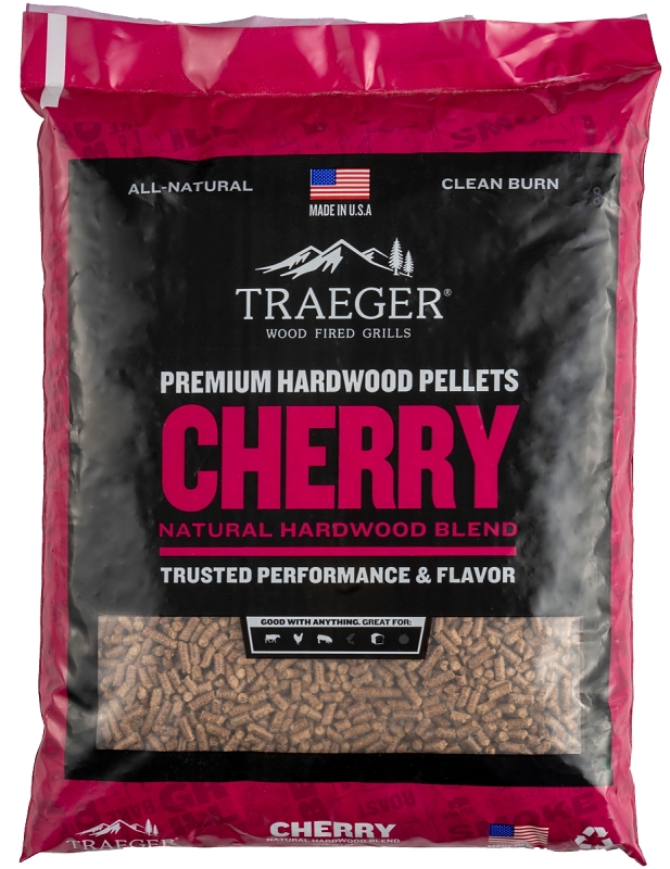 Traeger PEL309 Pellet, Cherry, Wood, 20 lb Bag