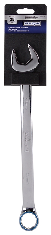 Vulcan MT6549939 Combination Wrench, Metric, 25 mm Head, Chrome