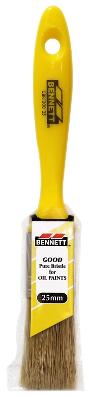 BENNETT CBR 1000 25 Paint Brush, 1 in W