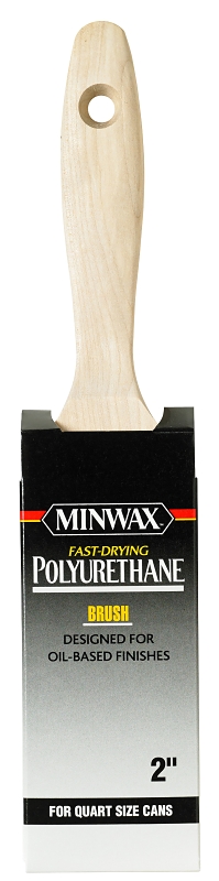 Minwax 427350008 Paint Brush, Natural White, Natural Hardwood Handle, 2 in W
