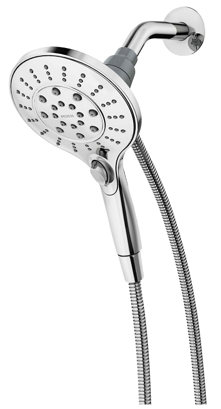 Moen Engage Series 26112 Spray Head Hand Shower, 5-1/2 in Dia x 5-5/16 in W Dimensions, 1/2 in Connection, 2.5 gpm