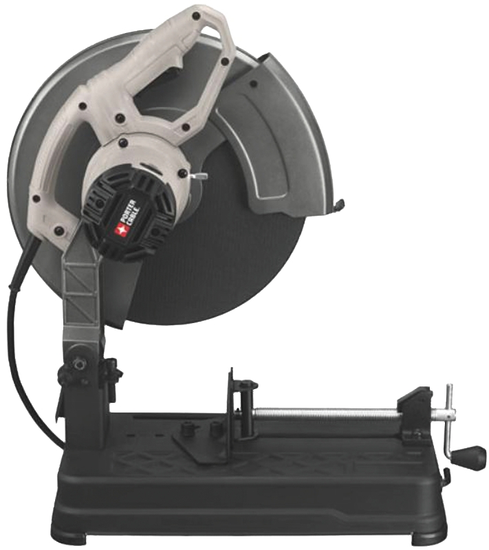 PORTER-CABLE PCE700 Chop Saw, 120 V, 15 A, 14 in Dia Blade, 4-3/4 x 5-1/3 in Round Cutting Capacity, 3800 rpm Speed