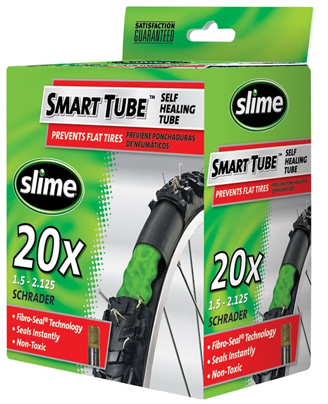 Slime 30049 Bike Tube, 20 x 2-1/8 in Dimensions, Self-Sealing