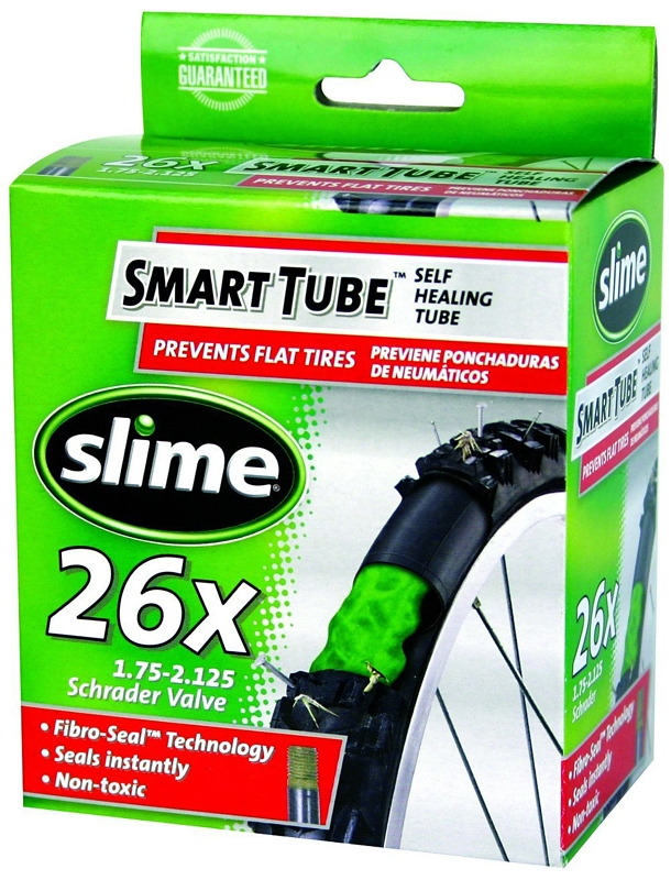 Slime 30045 Bike Tube, 26 x 2-1/8 in Dimensions, Self-Sealing