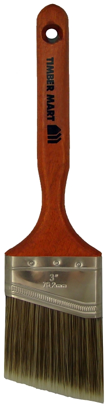 Nour 1331-75TBM Paint Brush, 3 in W, Angle Brush, Polyester Bristle, Sash Handle