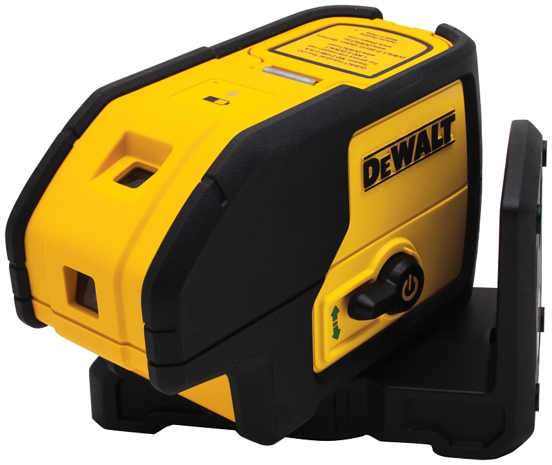 DeWALT DW083CG Laser Level, 100 ft, +/-1/8 in at 30 ft Accuracy, Green Laser