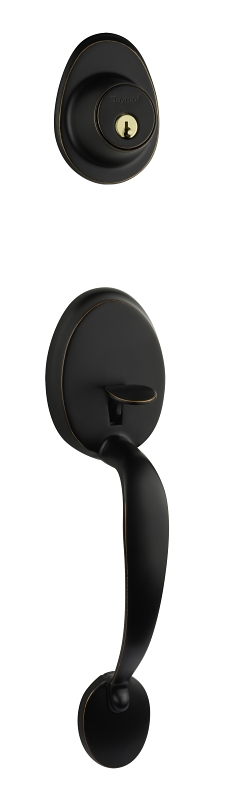 Taymor Professional Series 34-FV8360 Handleset, 3 Grade, Keyed Different Key, Metal, Aged Bronze, WR5 Keyway