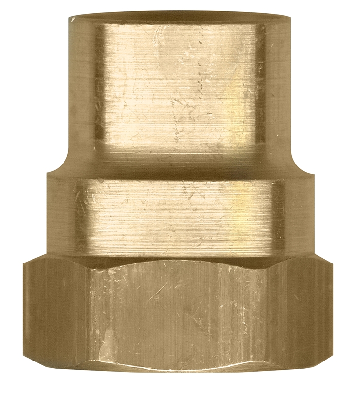 Fairview 46SW-10DP Pipe Connector, 1/2 in, Sweat x FIP, Brass