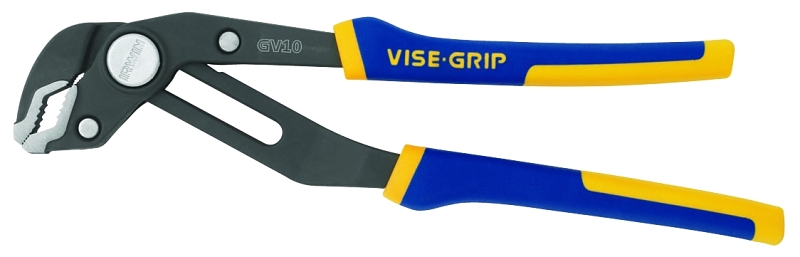 IRWIN 2078110 Groove Lock Plier, 10 in OAL, 2-1/4 in Jaw Opening, Blue/Yellow Handle, Cushion-Grip Handle