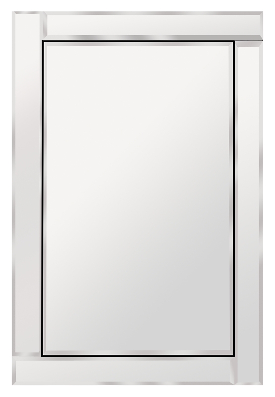 RENIN 200240 Brazing Frameless Fashion Mirror, 31 in W, 24 in H