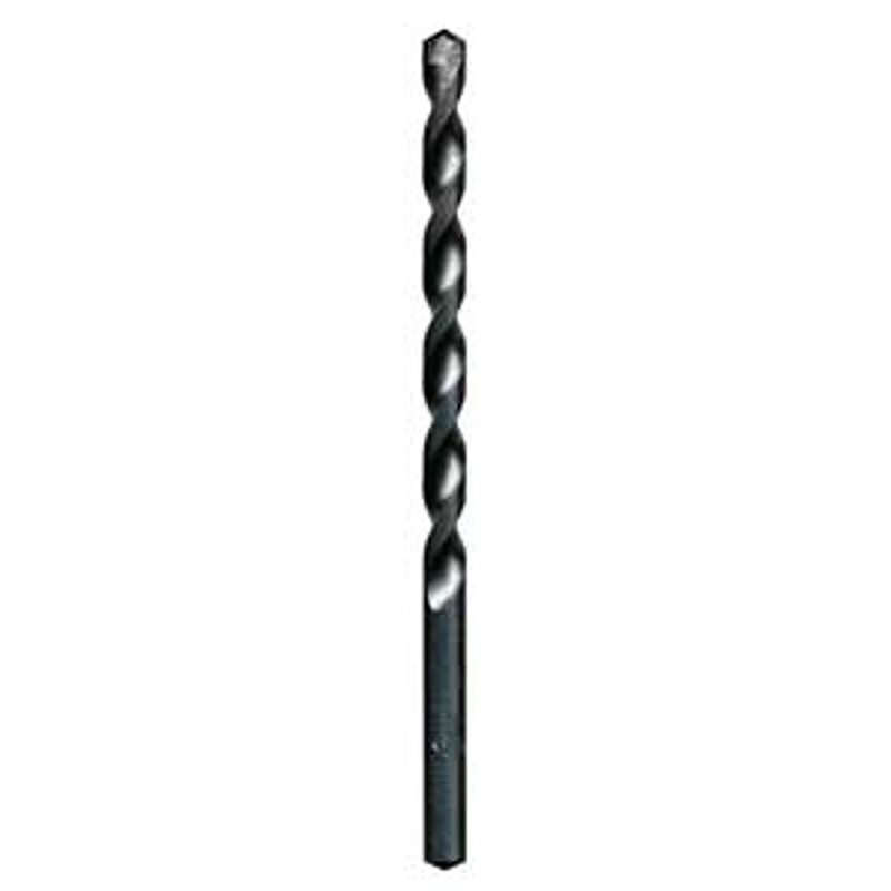 TASK T55058 Rotary Drill Bit, 5/8 in Dia, Percussion, Spiral Flute, 3/8 in Dia Shank, Reduced Shank